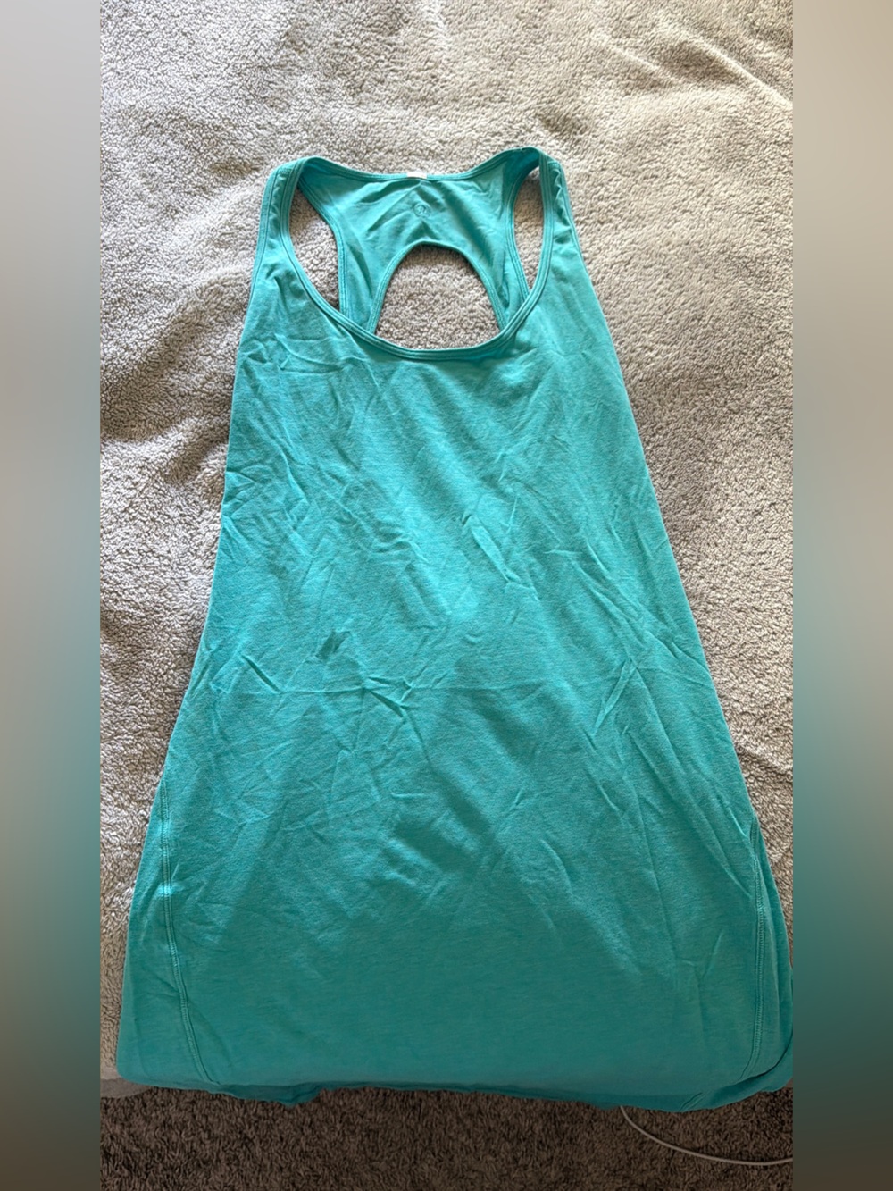 lululemon athletica Teal Racerback Tank Dress